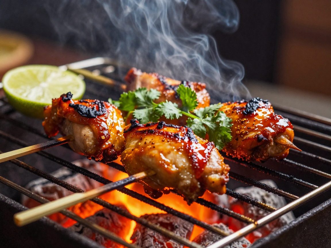 Brochettes mauriciennes grillées